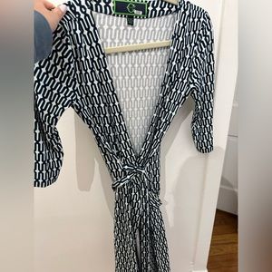 C Wonder Cotton Midi Wrap Dress